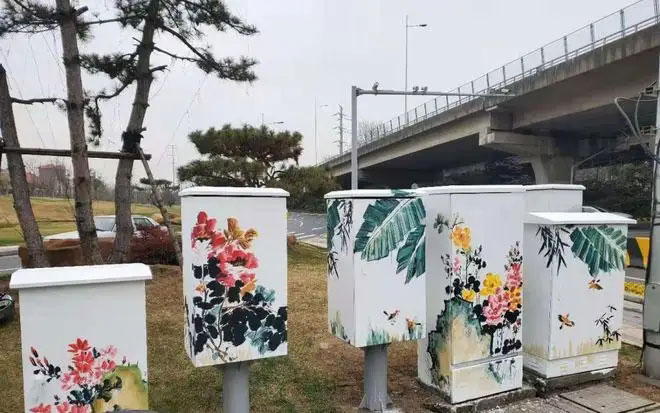 街頭配電箱變身“藝術(shù)品”，成為一道靚麗風(fēng)景線